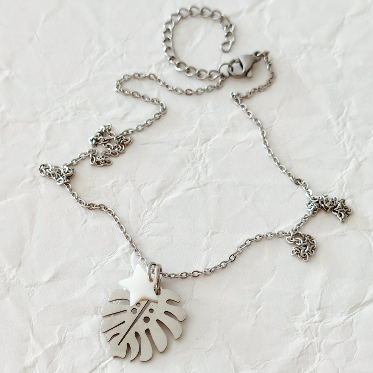 colar prateado aço inox my golden girl joalheria bijuteria