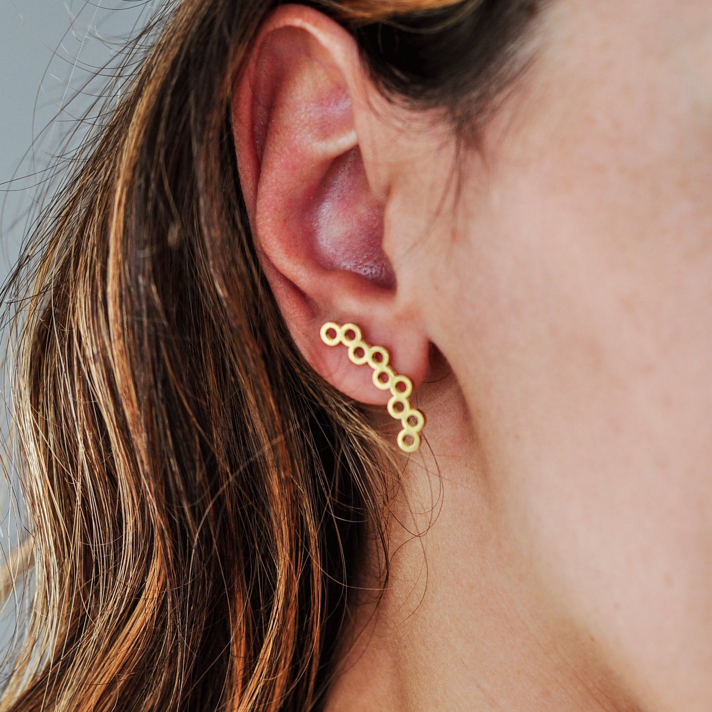 brincos dourados aço inox my golden girl joalheria bijuteria