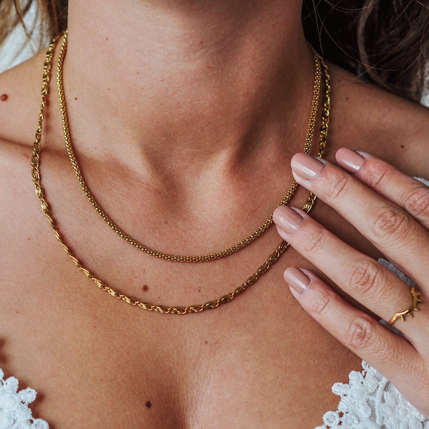 colar dourado aço inox my golden girl joalheria bijuteria