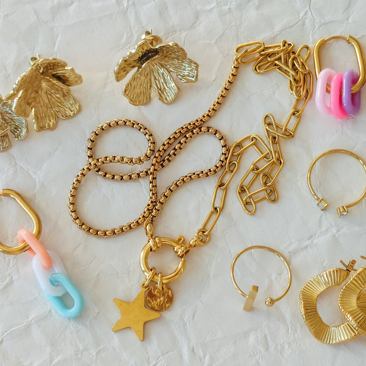 colar dourado aço inox my golden girl joalheria bijuteria