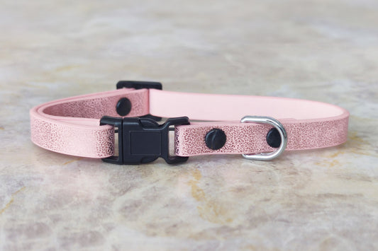 Coleira Sparkle Rose Mini