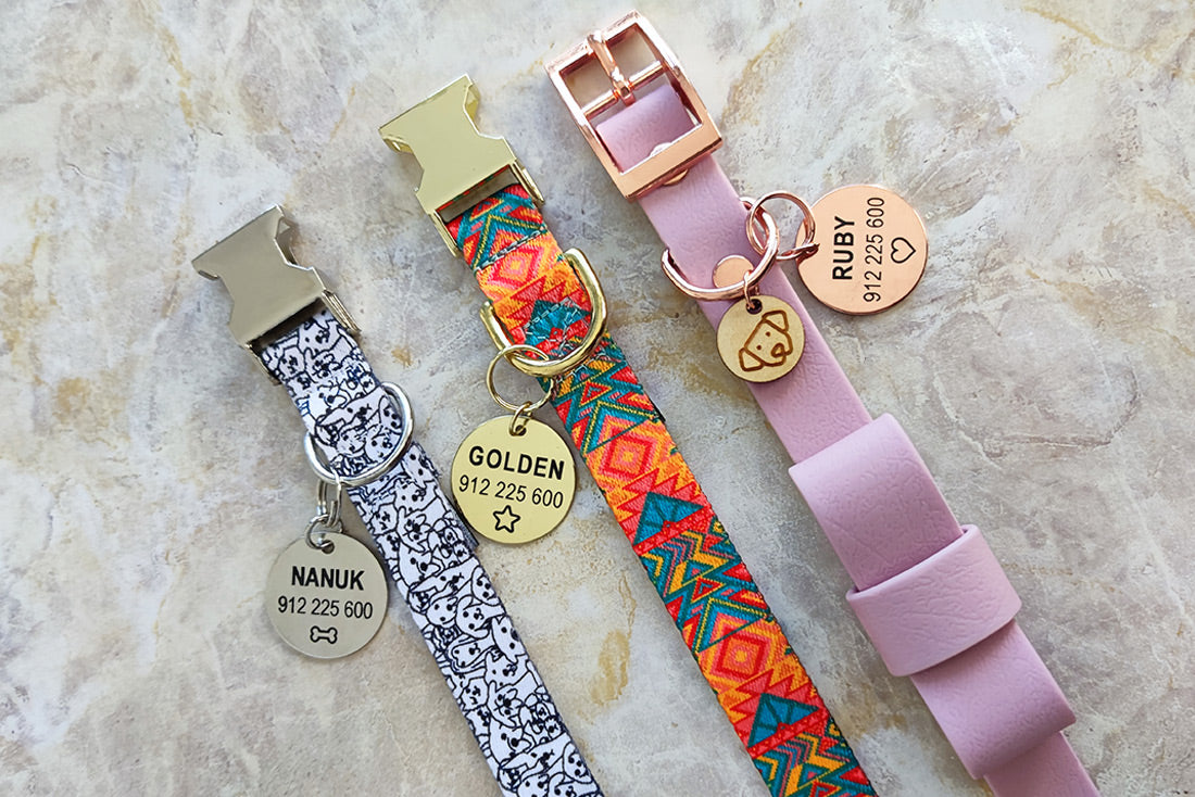 A Medalha de Identificação Goldy em forma redonda, rode gold, oferece segurança e classe ao seu animal de estimação. Com texto personalizável, opção para gravar em ambos os lados da placa e gravação laser duradoura, esta chapa é ideal para cães. Feita com aço inox , é anti-ferrugem, resistente e anti-oxidável.