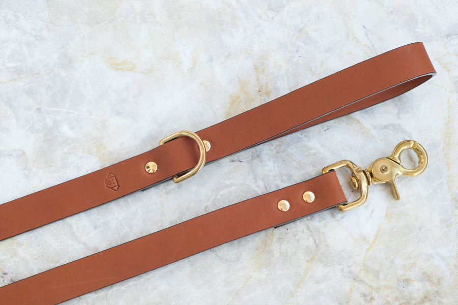 Cognac Leash