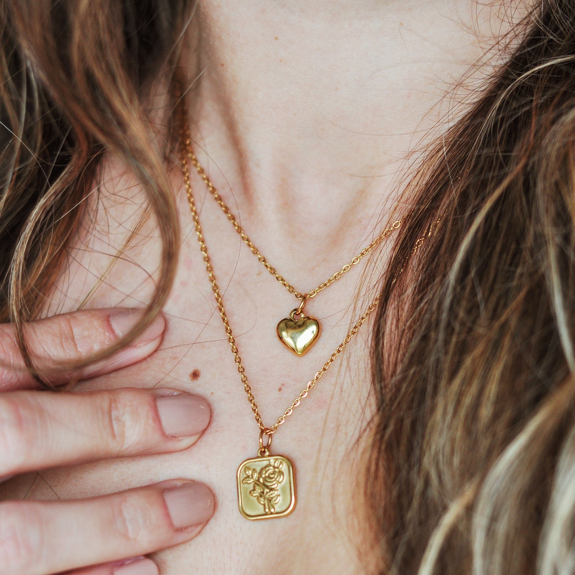 my golden girl colar dourado, aco inox