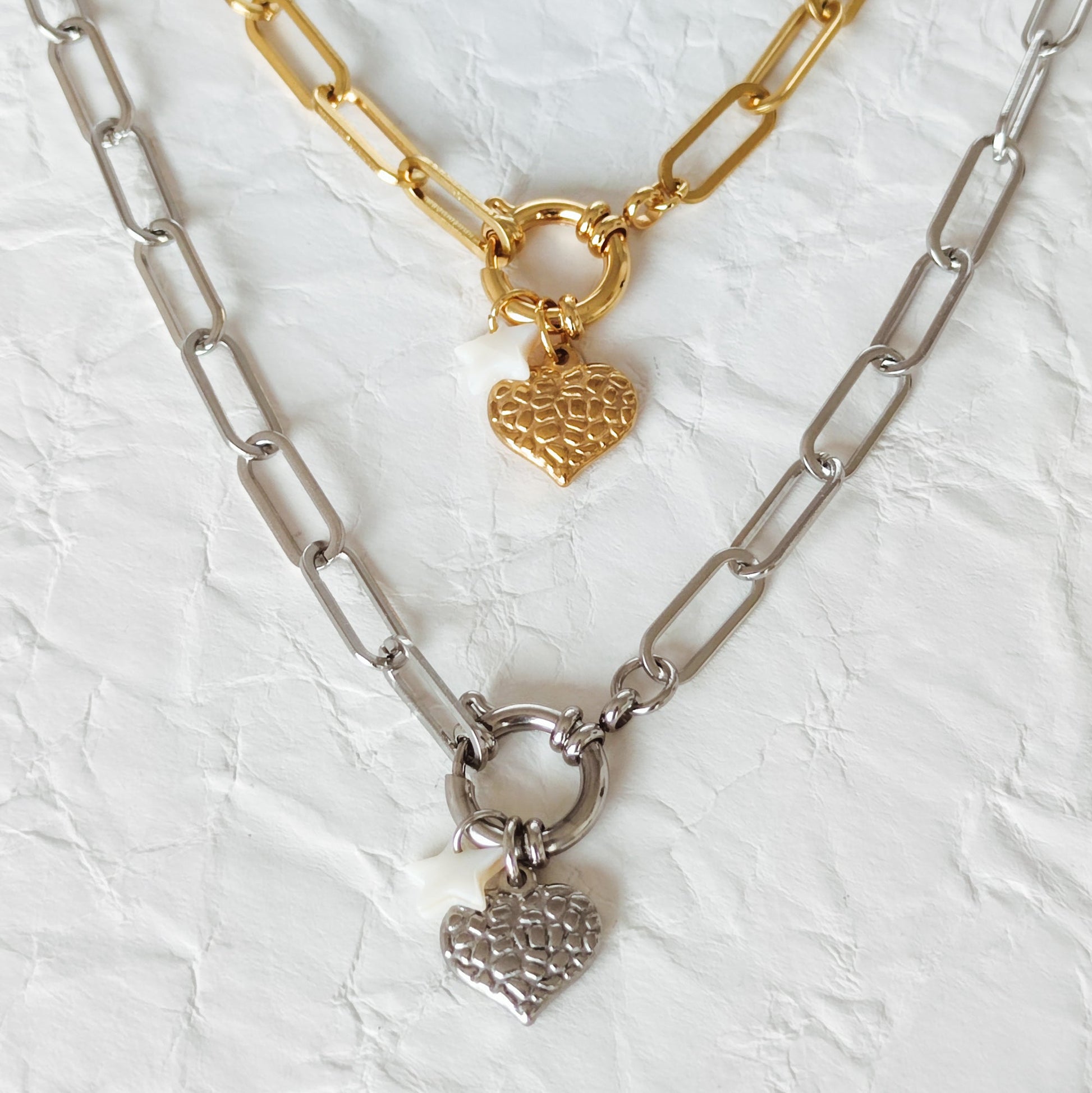 colar dourado prateado aço inox my golden girl joalheria bijuteria