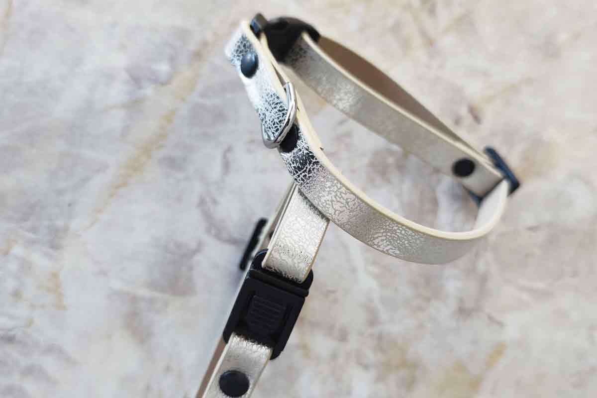 Coleira Sparkle Silver Mini