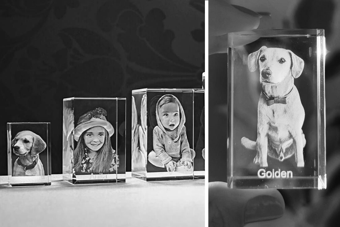 Memorial 3D Crystal - several sizes