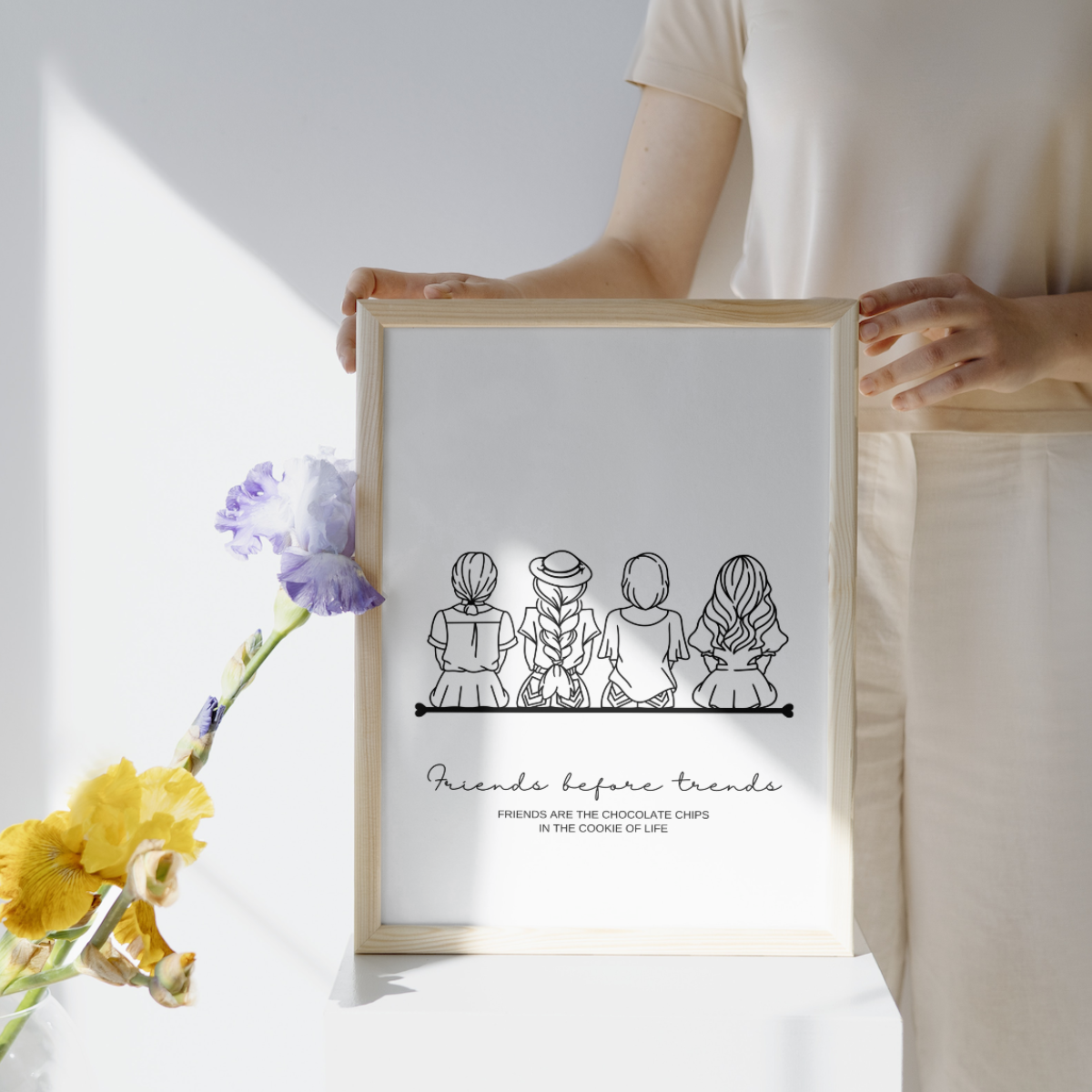 Quadro Amigas | Personalizado