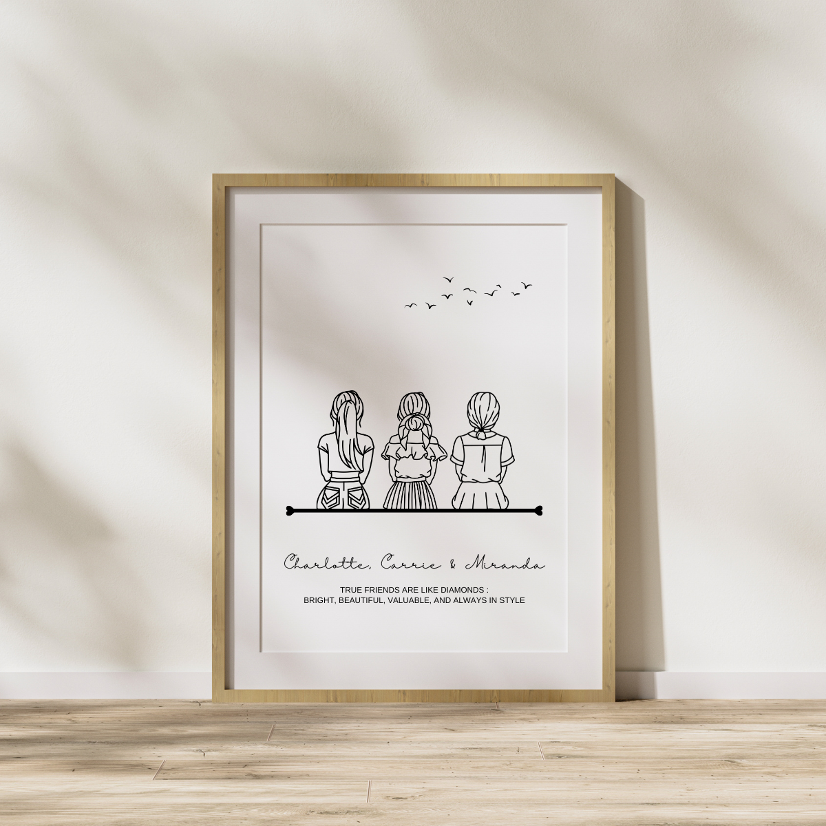 Quadro Amigas | Personalizado