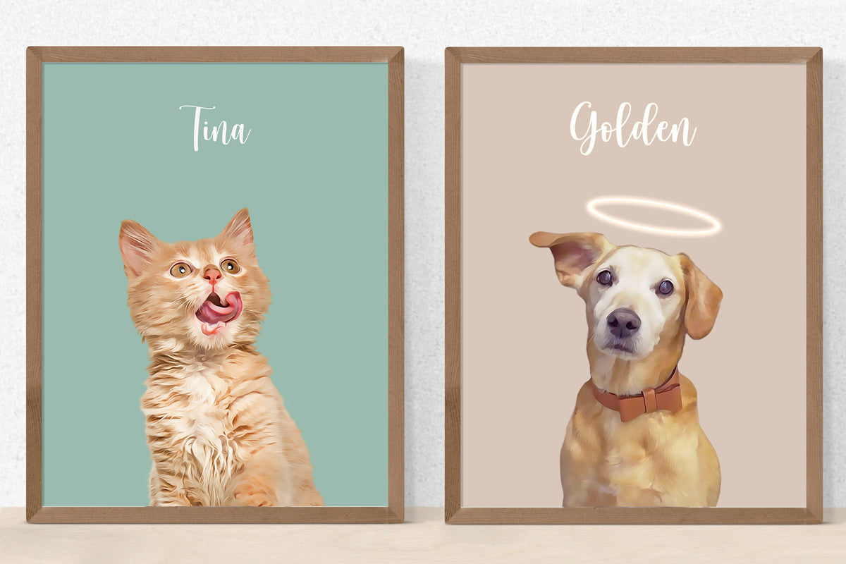 Custom pet portrait | memorial