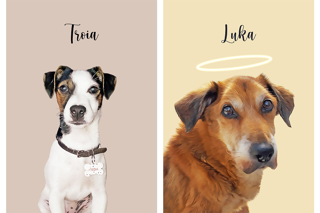 Custom pet portrait | memorial