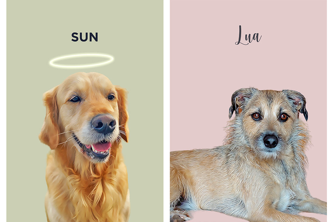 Custom pet portrait | memorial