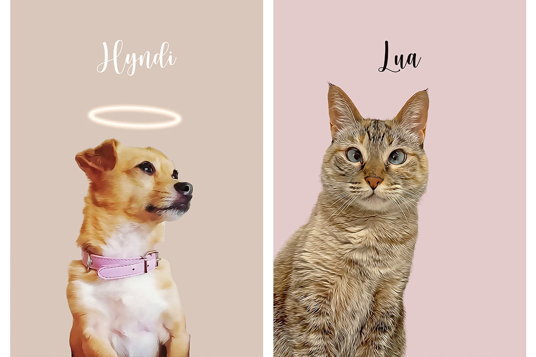 Custom pet portrait | memorial