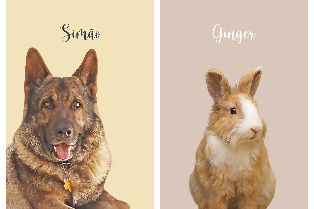 Custom pet portrait | memorial