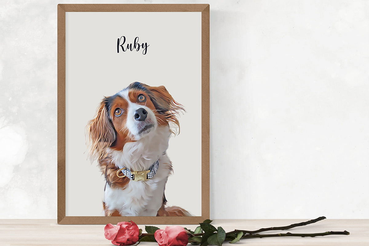 Custom pet portrait | memorial