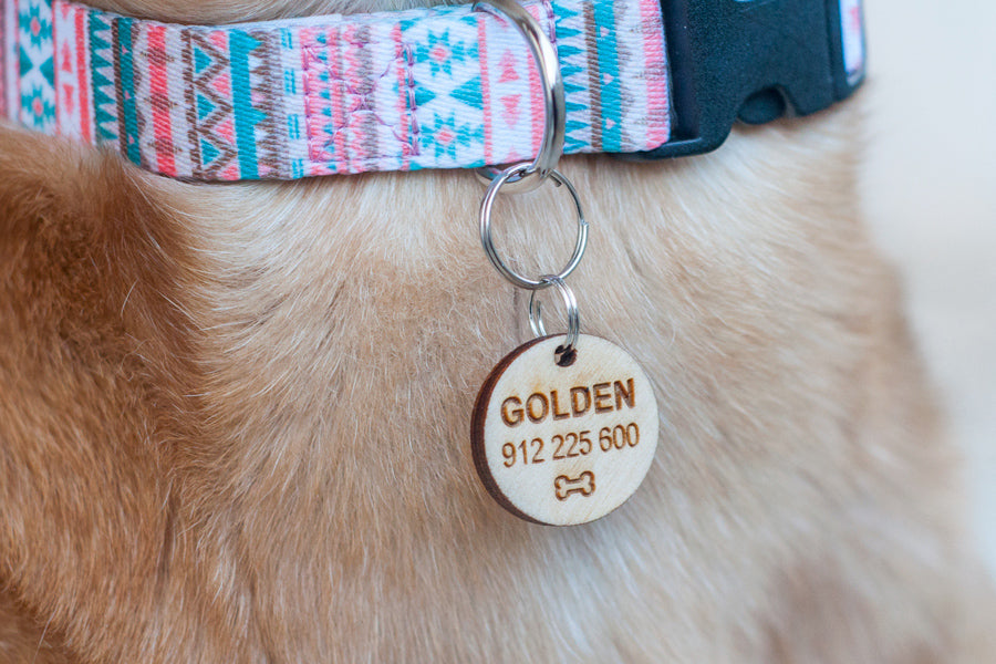 Woody ID tag