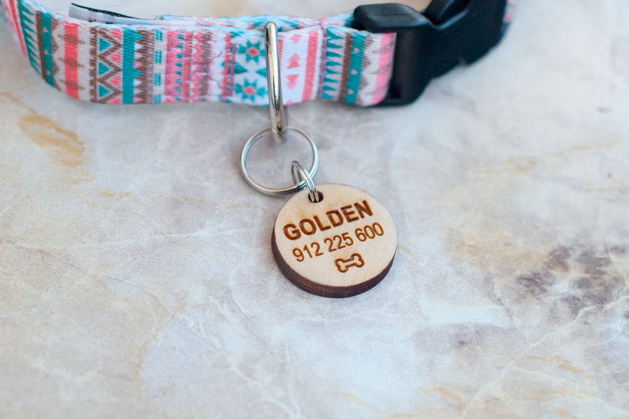 Woody ID tag